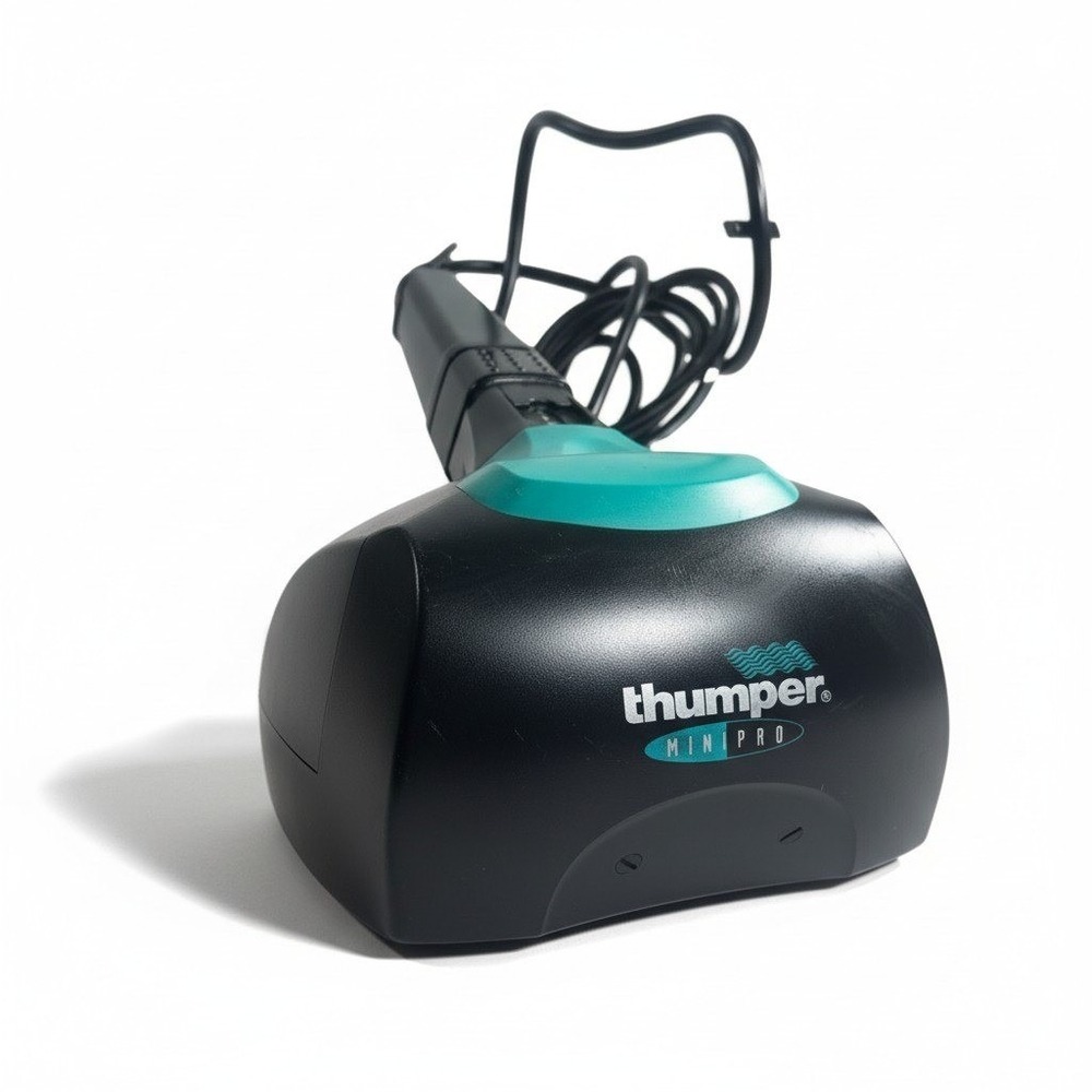 Thumper Mini Pro Handheld Percussive Massager Model NA00P Black Teal 120V Canada